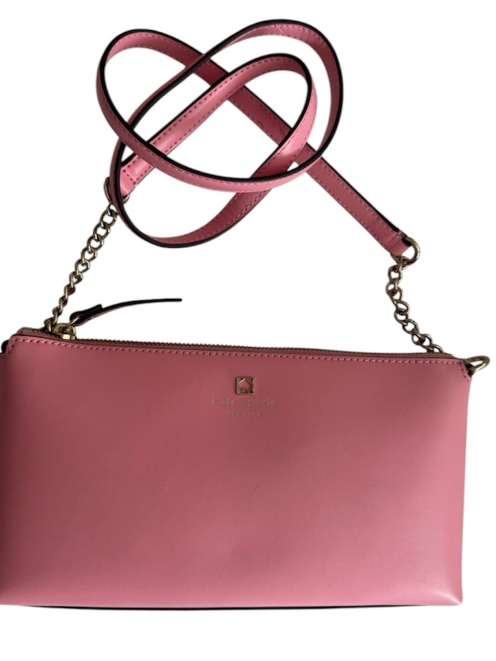 Kate Spade Weller Street Declan Crossbody in Bright Carnation